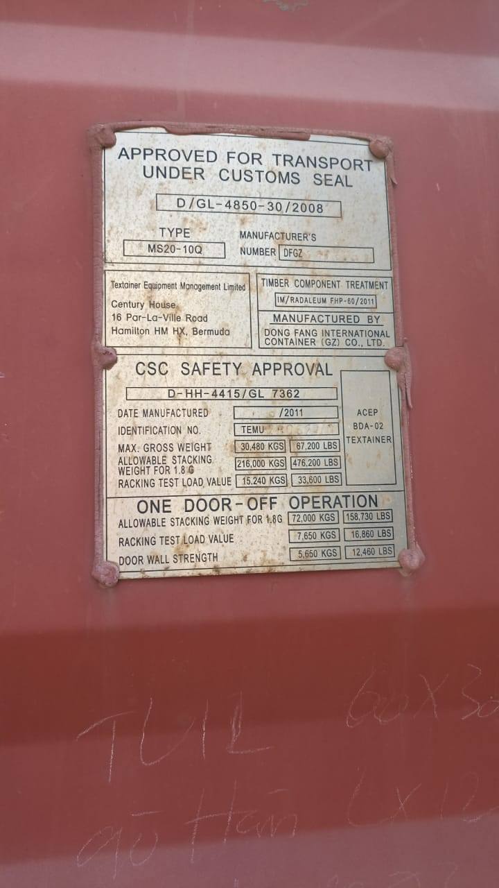 Морской контейнер TEMU2806270